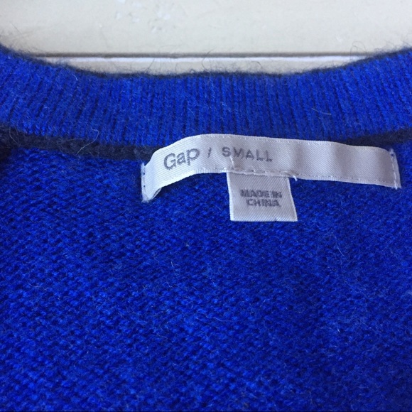GAP • Navy & Royal Royal Blue Cardigan - Picture 4 of 5